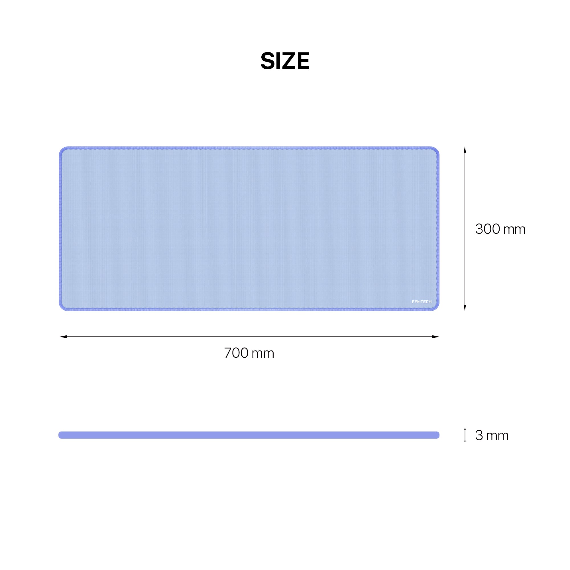 Fantech Basic MP70 Desk Mat 700x300x3mm Mousepad